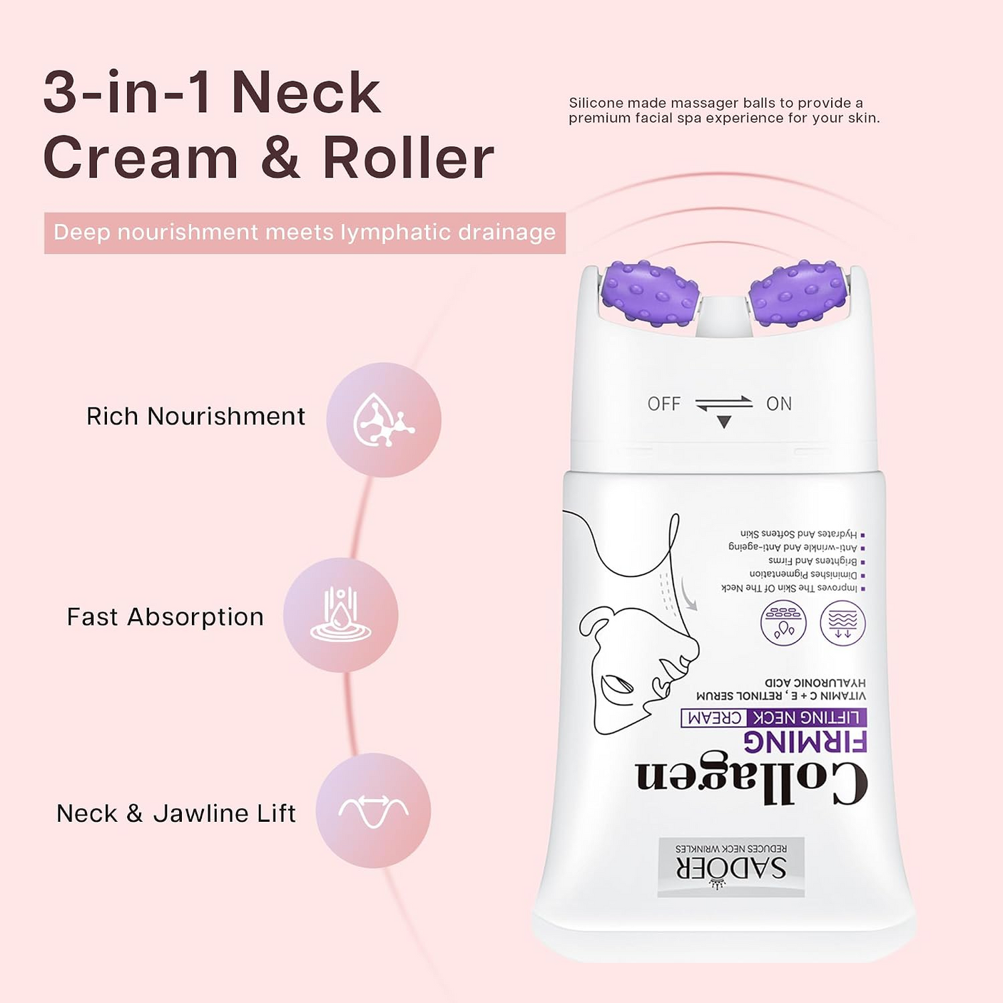 Sadoer Collagen Firming Lifting Neck Cream - 110ml