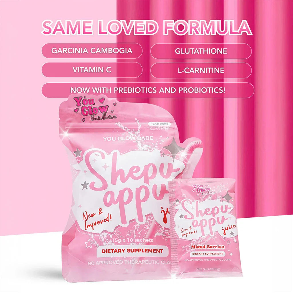 you glow glutathione You Glow Babe Shepu Appu Juice Drink