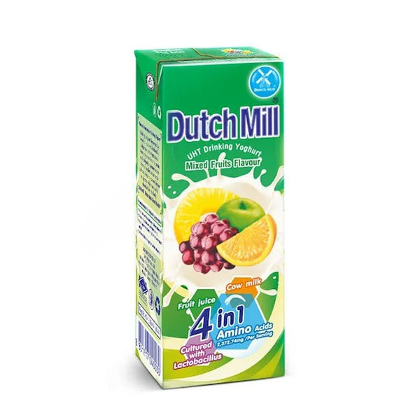 Dutch Mill Yoghurt Drink Mixed Fruit Flavour - 180ml