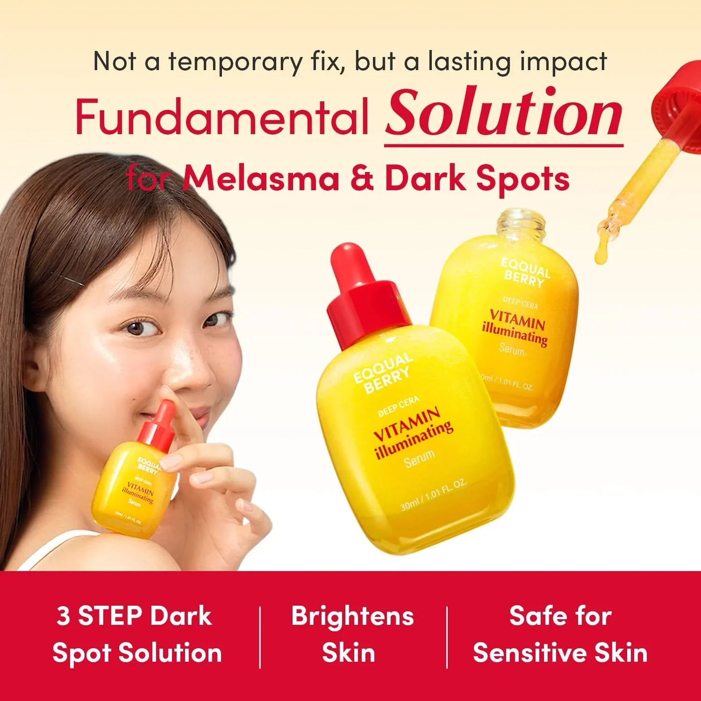 Eqqualberry Deep Cera Vitamin illuminating Serum - 30ml
