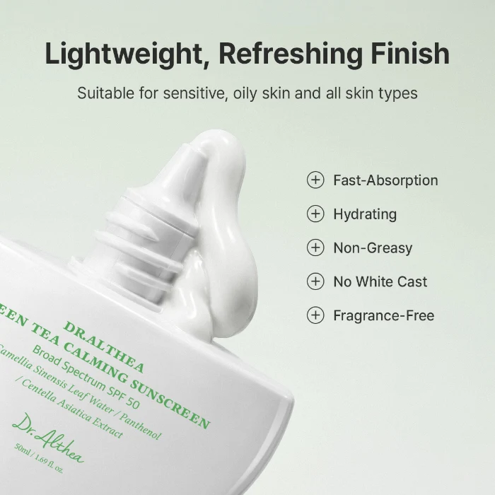 Dr.Althea Green Tea Fresh Sunscreen SPF50 PA++++ - 45ml