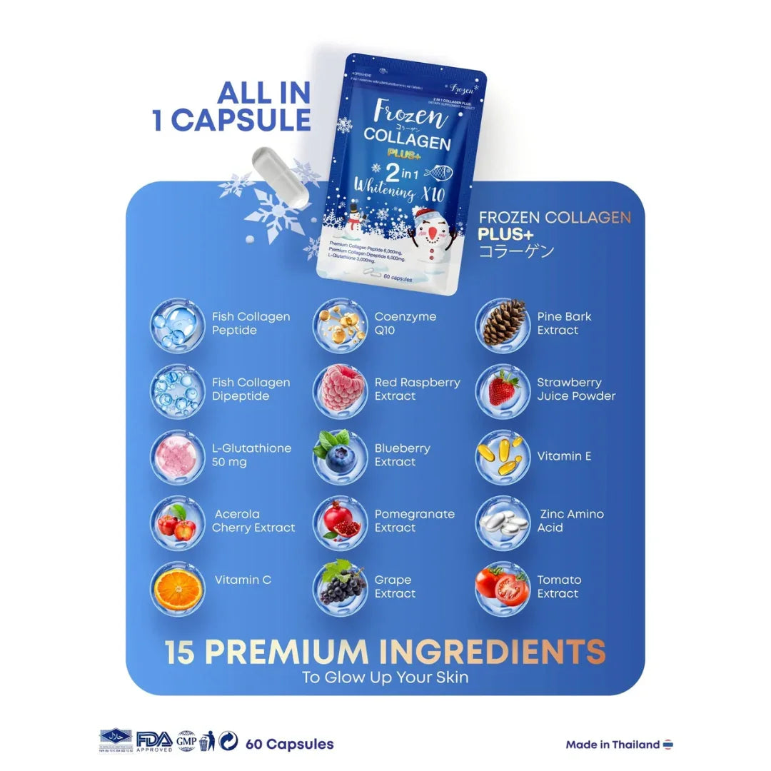 Frozen Collagen Plus 2 in 1 Brightening X10 - 60s