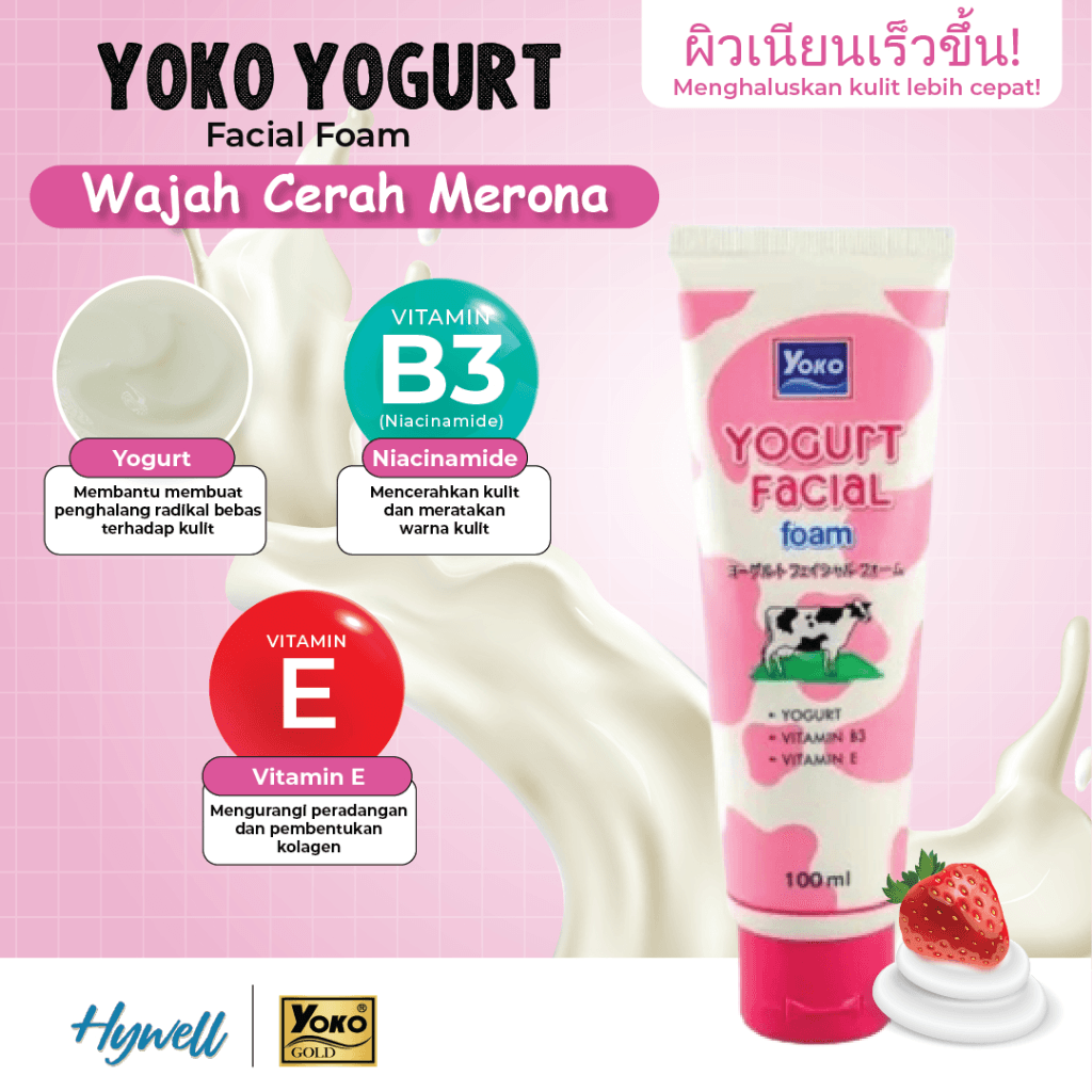 Yoko Yogurt Facial Foam 100 ml