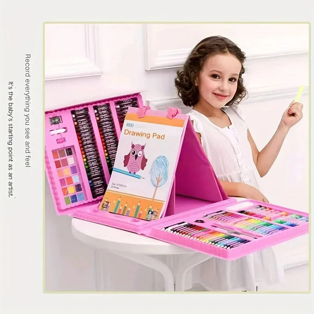 Super Mega Kids Drawing Art Set - 208 Pieces