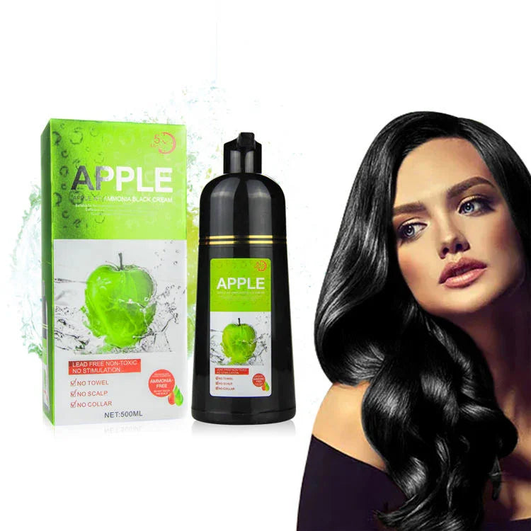 Apple Black Hair Color Cream Ammonia Free - 500ml