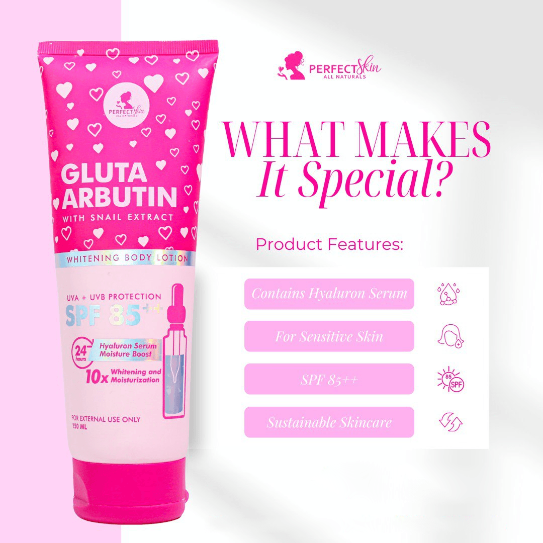 Perfect Skin Gluta Arbutin Brightening Body Lotion - 250ml