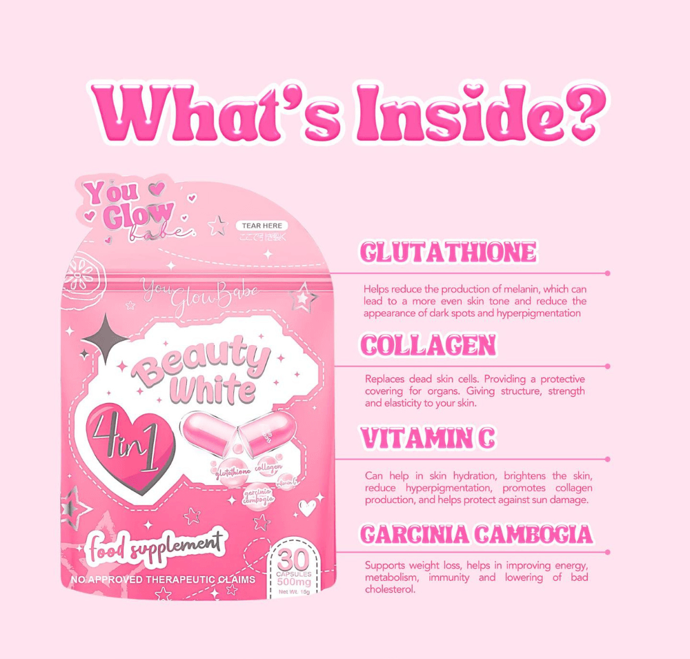 You Glow Babe Beauty White 4 in 1 Supplement