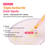 Purito TXA 6 Niacinamide 10 Retinal Facial Serum - 30ml