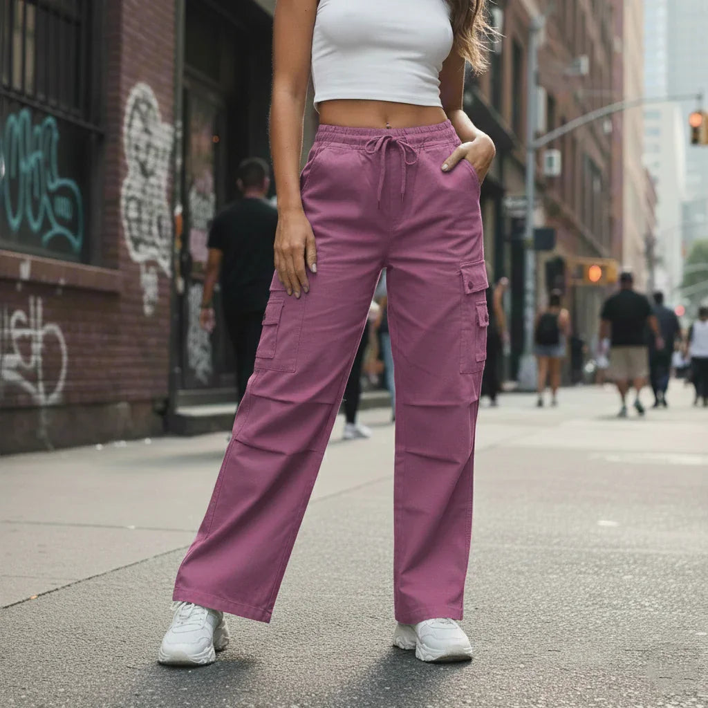 Women's Stylish Joggers Cargo Pant - SZW-938
