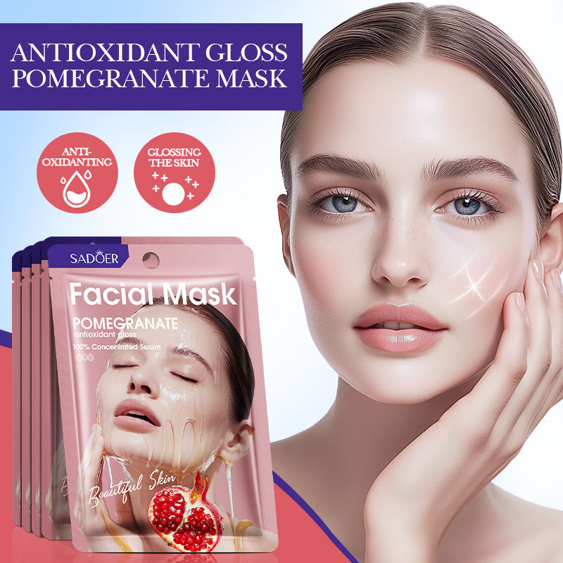 Sadoer Pomegranate Antioxidant Gloss Facial Mask - 25ml