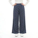Women's Waisted Wide-Leg Palazzo Pants K-BP-2