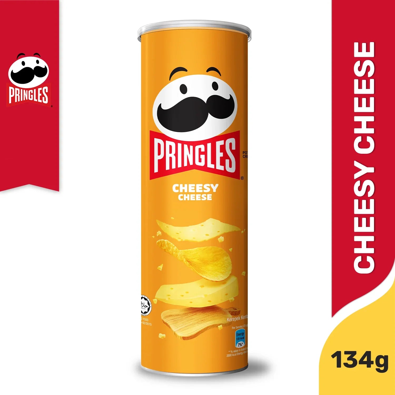 Pringles Cheesy Cheese Potato Chips - 134g