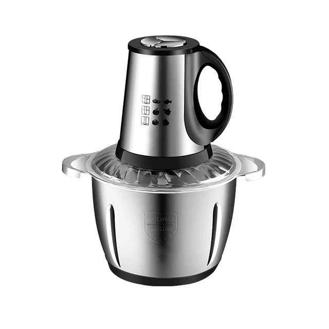 Food Processor Stainless Steel Meat Blender Food Chopper - 3L