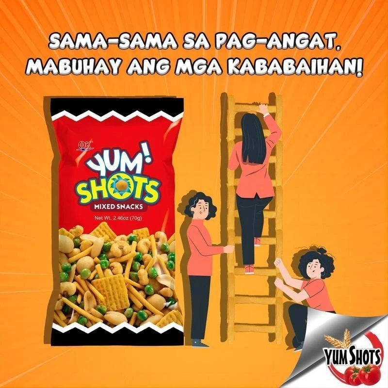 OK Yum Shots Mixed Snacks - 70g