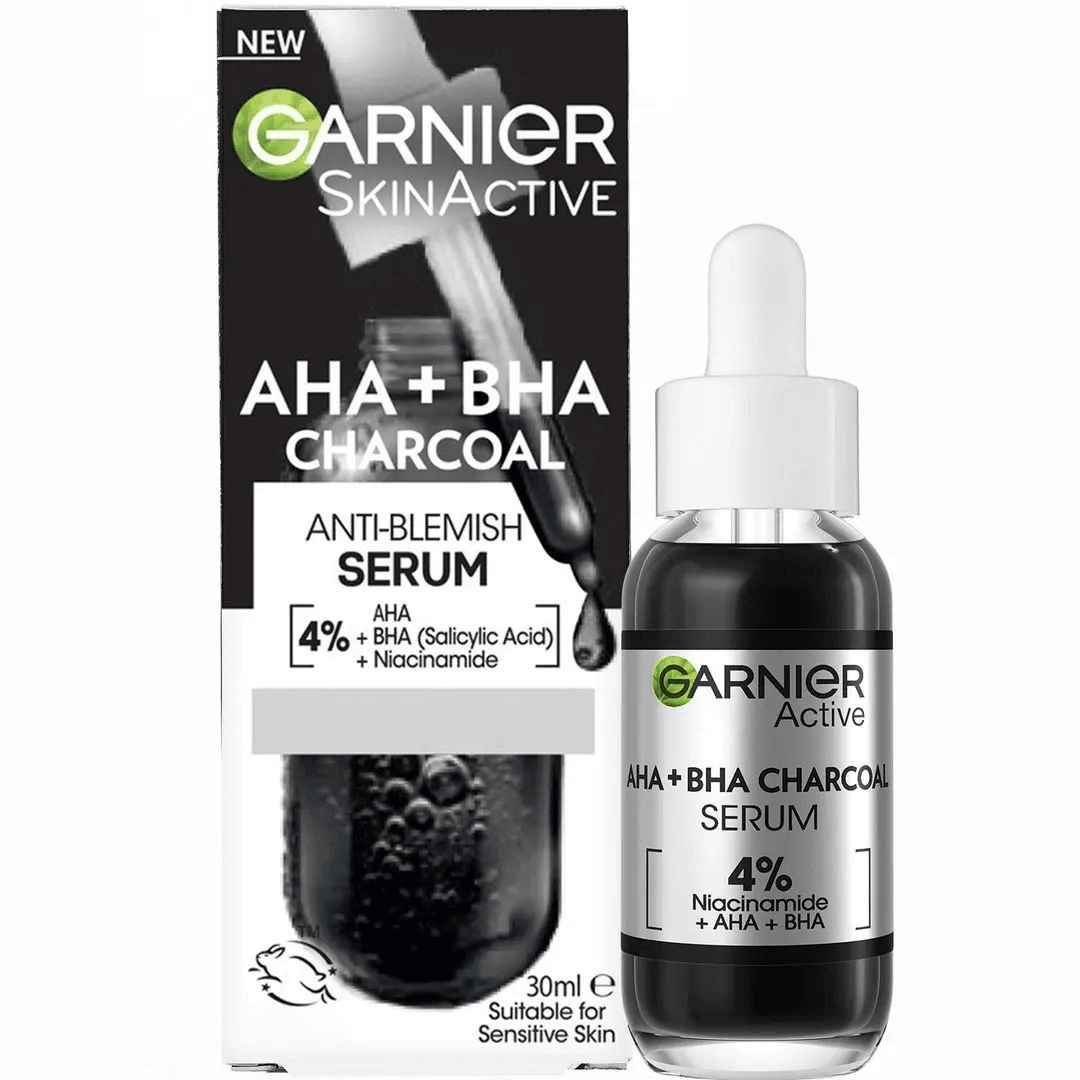 Garnier Skin Active AHA+BHA Charcoal Anti-Blemish Serum - 30ml – Pinoyhyper