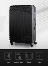 Luggage Bag 20 Inch Cabin Size Luggage Trolly - Rose Gold
