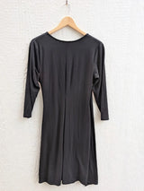 Women's Long Sleeve Crossover Dress