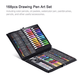 Back To School Portable Kids Drawing Art Set 168Pcs