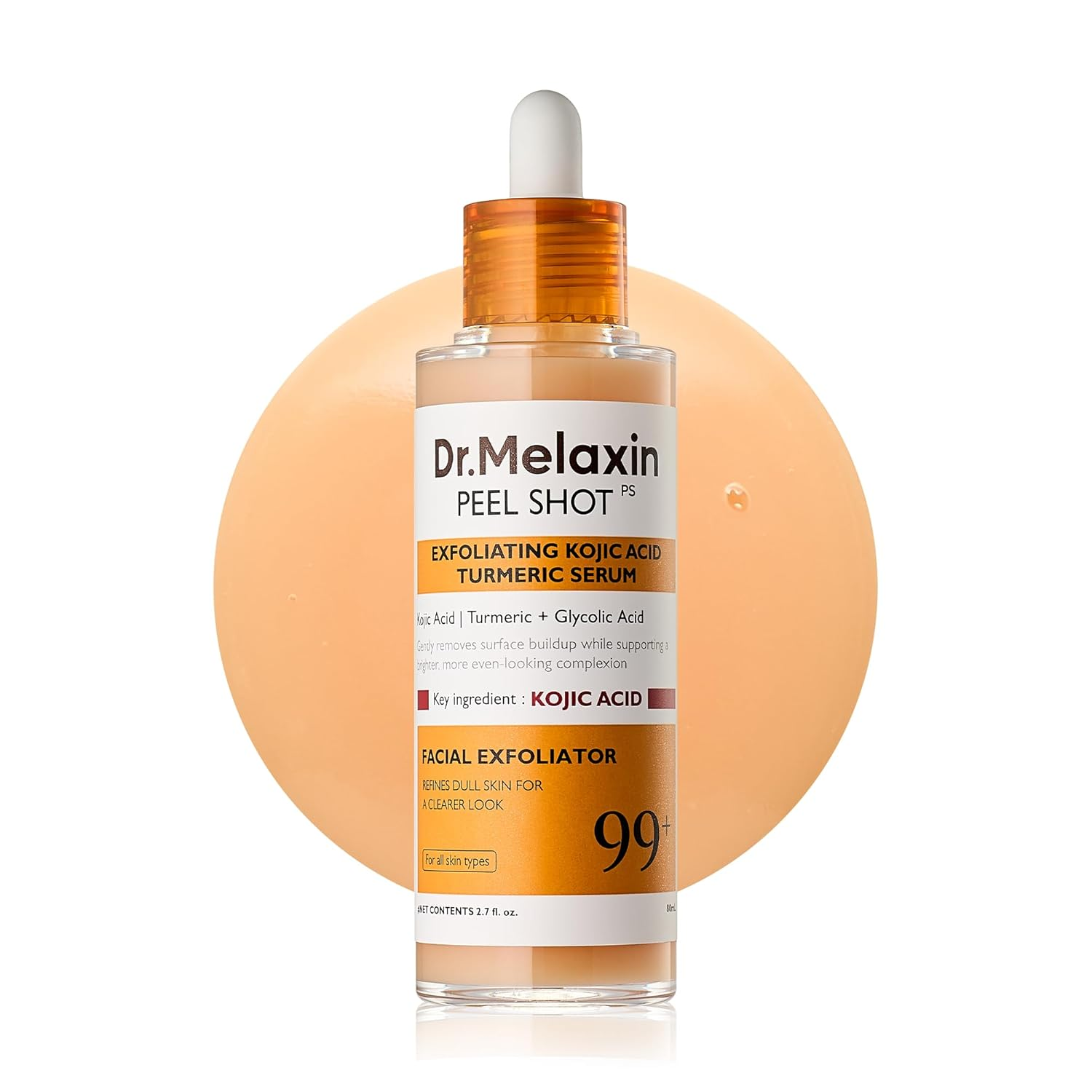 Dr.Melaxin Peel Shot Exfoliating Kojic Acid Turmeric Serum - 80ml