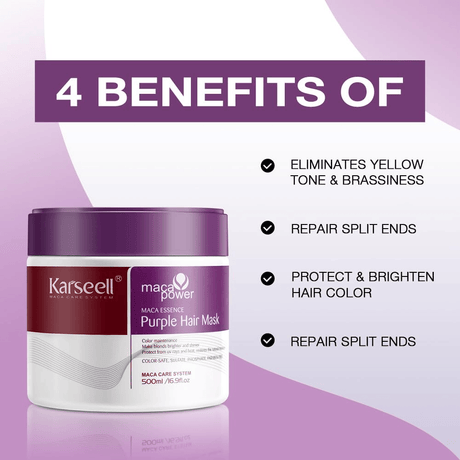 Karseell Maca Power Purple Hair Mask - 500ml