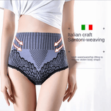 Women's Cotton High Waist Tummy Support Panties - 1695#