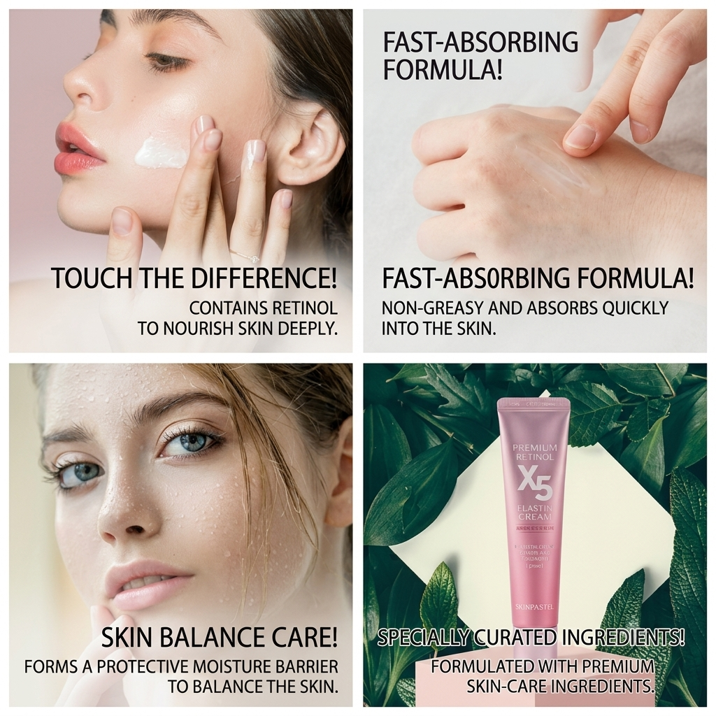 SkinPastel Premium Retinol X5 Elastic Cream - 30ml