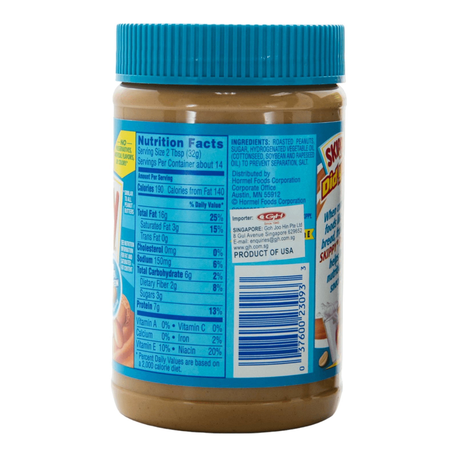 Skippy Peanut Butter Creamy 462ml