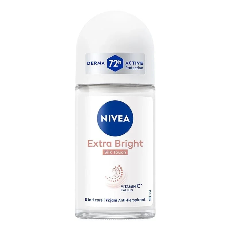Nivea Extra Bright Silk Touch Deodorant Roll-On - 50ml
