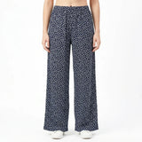 Women's Waisted Wide-Leg Palazzo Pants K-BP-2