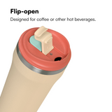 Double Wall Vacuum Insulated Tumbler Coffee Mug - Q16A (480ml)