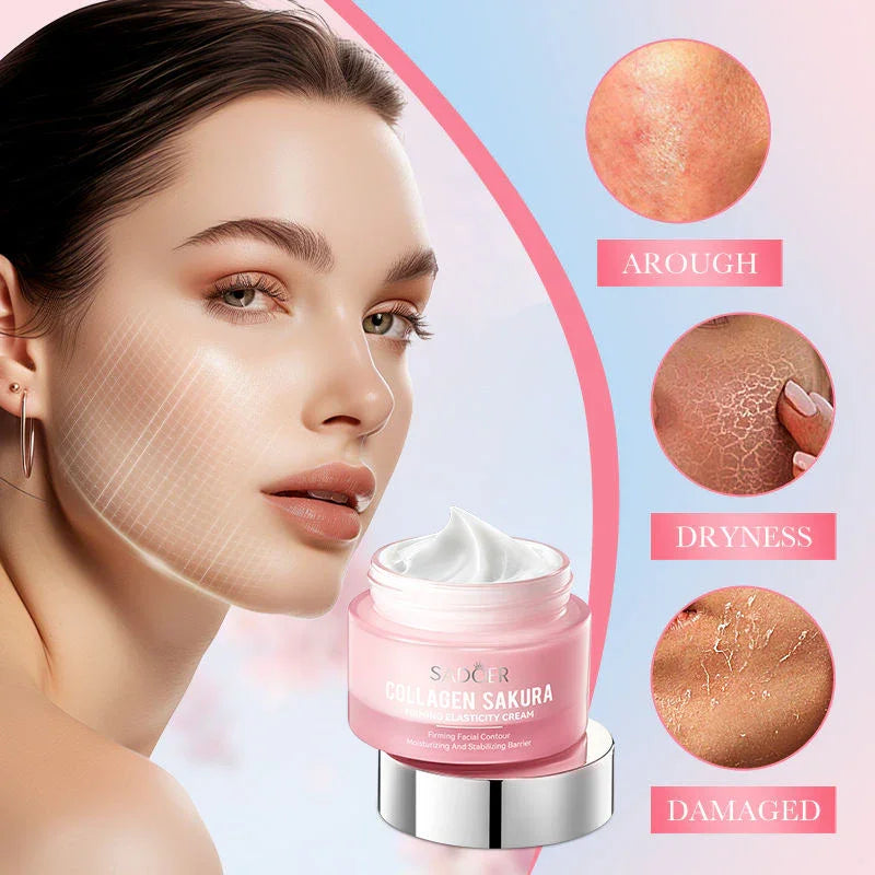 Sadoer Collagen Sakura Firming Elasticity Cream - 50g