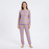 Women's Soft Plush Winter Pajama Set -HDS-16-1