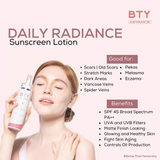 BTY Advance Daily Radiance Lotion SPF 45 For Face & Body - 250ml