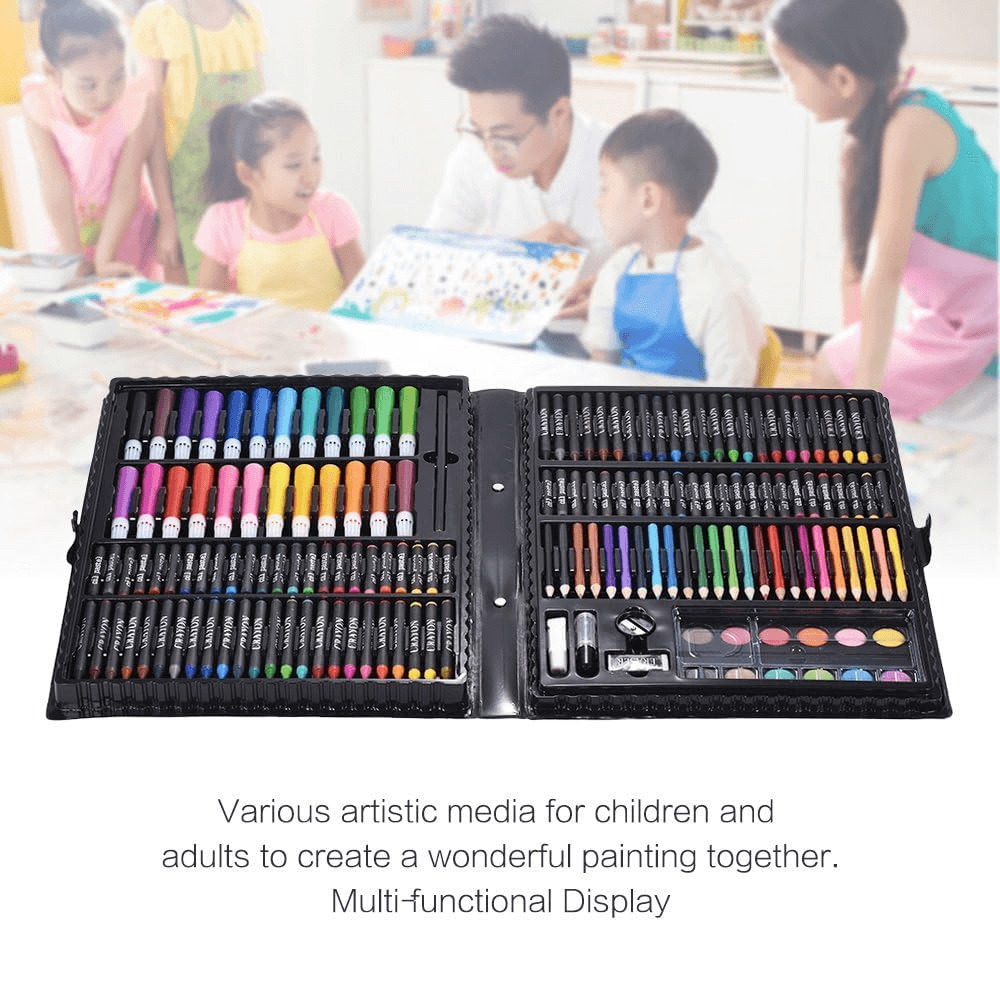 Back To School Portable Kids Drawing Art Set 168Pcs