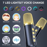 Powerful Bass Boost Portable Karaoke Speaker With Two Microphone T-203