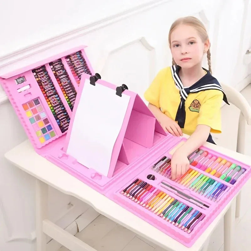 Super Mega Kids Drawing Art Set - 208 Pieces