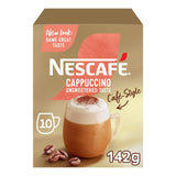 Nescafe Gold Cappuccino Unsweetened Taste Coffee 10 x 14.2 g