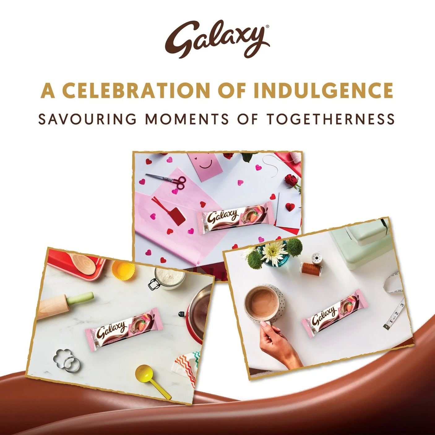 Galaxy Strawberry Chocolate Bar - 36g