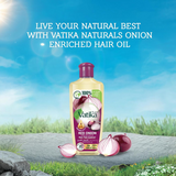 Vatika Red Onion Hair Fall Control Hair Oil - 200ml