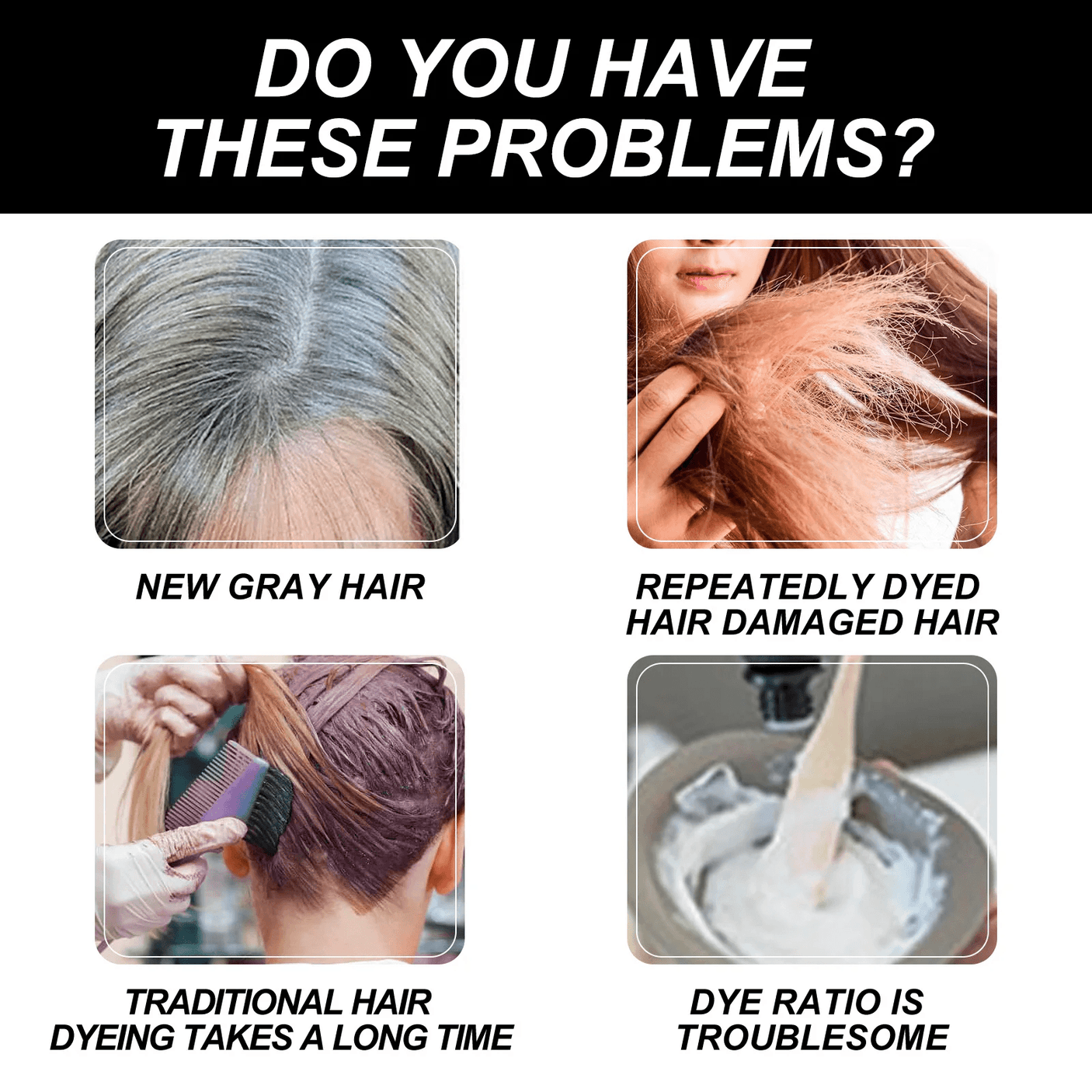 EELHOE Fruit Hair Dye Cream Brown Black - 80ml