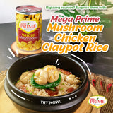 Mega Prime Quality Whole Mushrooms Champignons - 425g