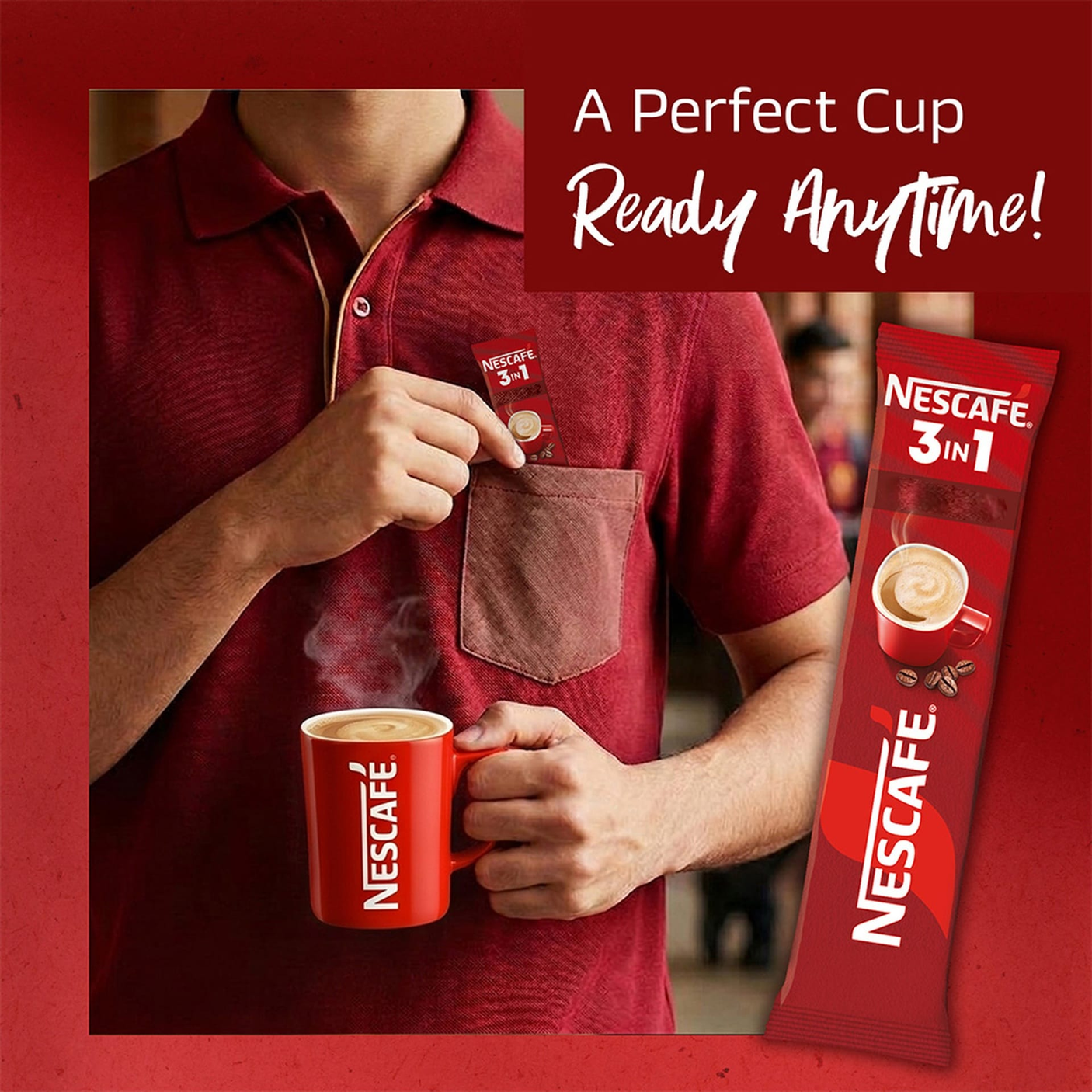 Nescafe 3 In 1 Original Instant Coffee - 30 x 20 g
