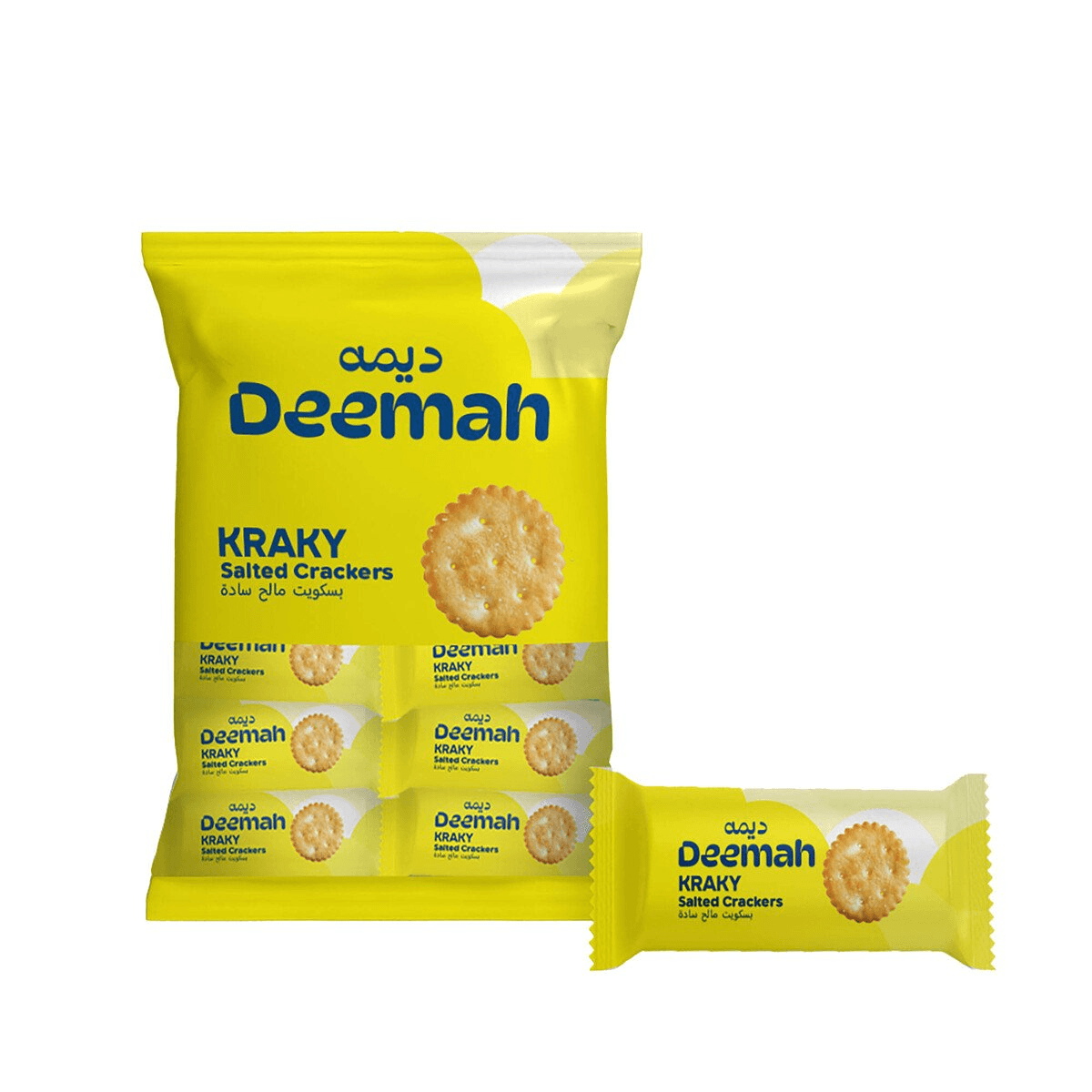 Kraky Salted Crackers 12 X 42g - Deemah