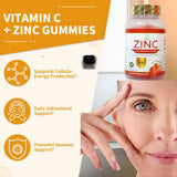 Dr. Pinoca Zinc Extra Strength Gummies Strawberry Flavour - 60 Gummies