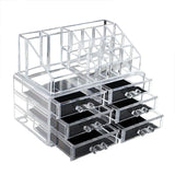 Portable Cosmetics & Jewelry Organizer Storage Box - 6 Drawers