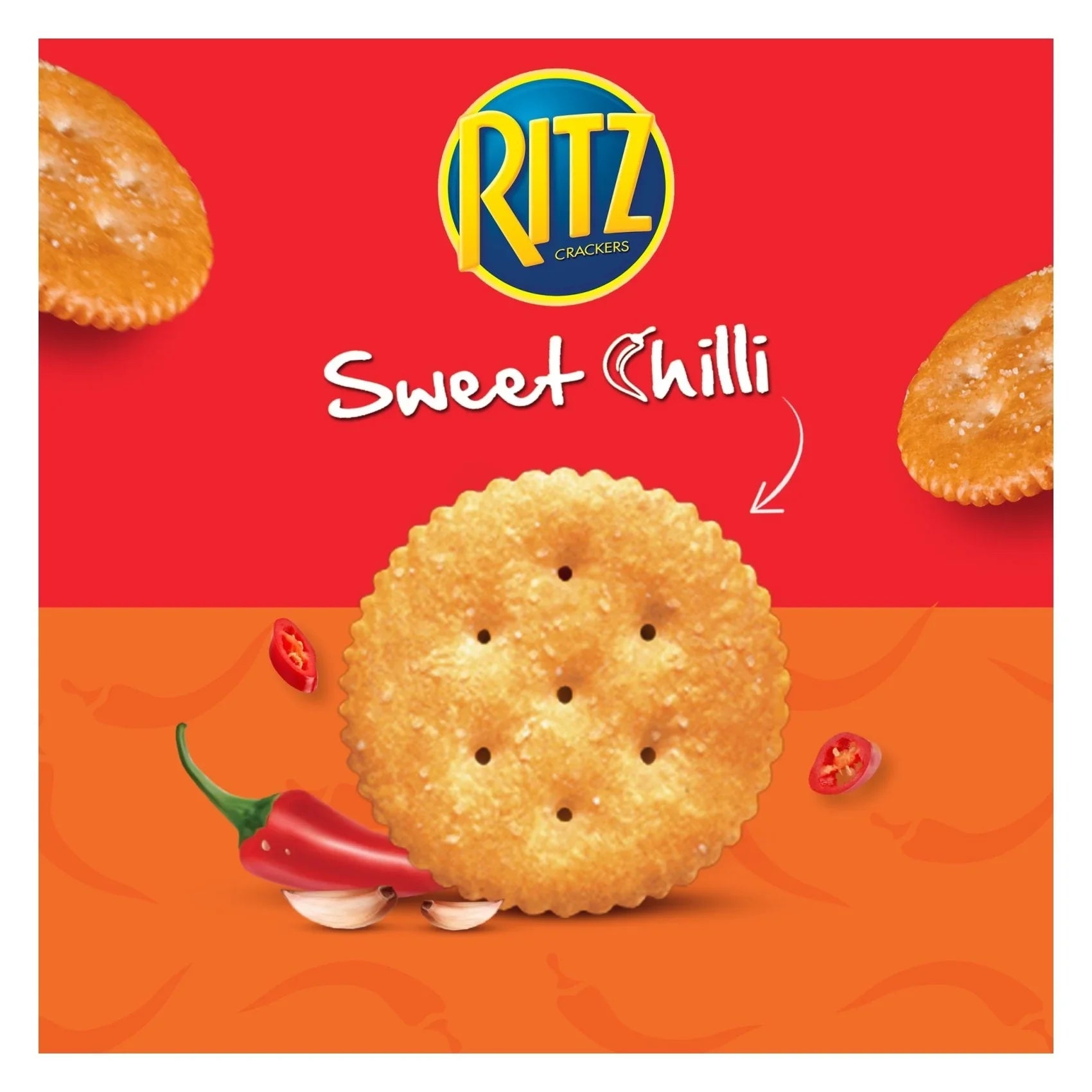 Ritz Sweet Chilli Salted Crackers - 39.5g x 12