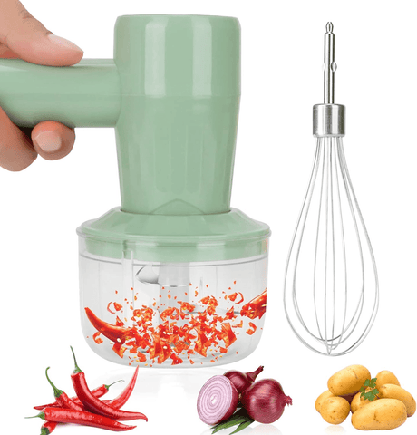 Electric 2 In 1 Wireless Mini Mixer Multi Function Cooking Machine