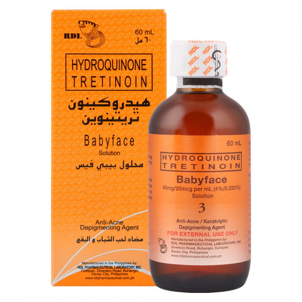 Babyface Solution رقم 3 عامل إزالة التصبغ المضاد لحب الشباب 60 مل - Rdl