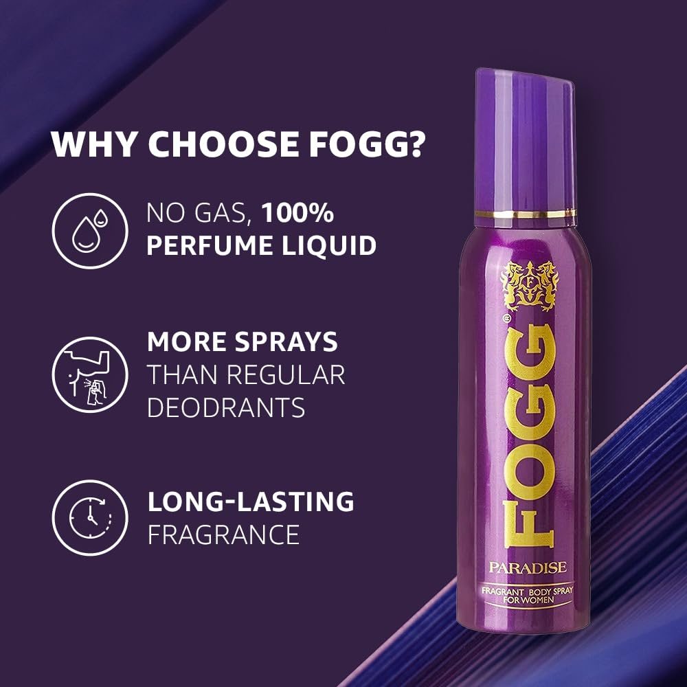 Fogg Paradise Fragrant Body Spray For Women - 120ml