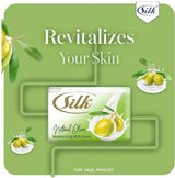 Silk Nature Olive Moisturizing Milk Cream Soap - 120g x 6 Pcs